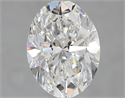 2.01 Carats, Oval F Color, VVS2 Clarity and Certified by GIA