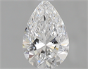 0.66 Carats, Pear D Color, VVS1 Clarity and Certified by GIA