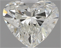 0.65 Carats, Heart H Color, VVS1 Clarity and Certified by GIA