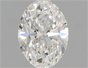 0.72 Carats, Oval F Color, IF Clarity and Certified by GIA