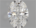 0.61 Carats, Oval D Color, VVS1 Clarity and Certified by GIA