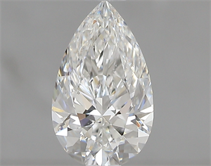 Picture of 0.61 Carats, Pear F Color, SI1 Clarity and Certified by GIA