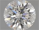 0.45 Carats, Round with Excellent Cut, H Color, VS1 Clarity and Certified by GIA