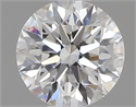 0.41 Carats, Round with Excellent Cut, D Color, VVS1 Clarity and Certified by GIA