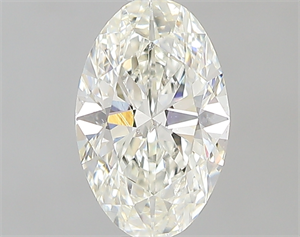 Picture of 0.61 Carats, Oval H Color, SI1 Clarity and Certified by GIA