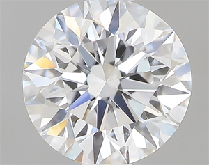 Picture of 0.61 Carats, Round with Excellent Cut, D Color, VS2 Clarity and Certified by GIA