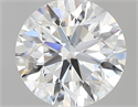 0.61 Carats, Round with Excellent Cut, F Color, VVS1 Clarity and Certified by GIA
