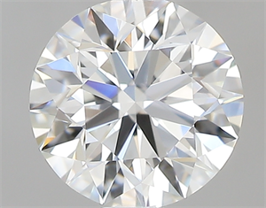 Picture of 0.61 Carats, Round with Excellent Cut, F Color, VVS1 Clarity and Certified by GIA