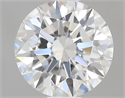 0.51 Carats, Round with Excellent Cut, F Color, VVS1 Clarity and Certified by GIA