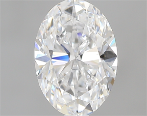 Picture of 0.60 Carats, Oval D Color, VVS2 Clarity and Certified by GIA