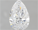 0.71 Carats, Pear D Color, VVS1 Clarity and Certified by GIA