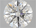 0.72 Carats, Round with Excellent Cut, G Color, VVS1 Clarity and Certified by GIA