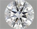 0.51 Carats, Round with Excellent Cut, G Color, VVS1 Clarity and Certified by GIA