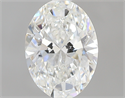 0.60 Carats, Oval G Color, VVS2 Clarity and Certified by GIA