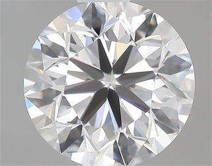 Picture of 0.50 Carats, Round with Very Good Cut, D Color, VVS2 Clarity and Certified by GIA