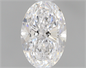 0.60 Carats, Oval D Color, IF Clarity and Certified by GIA