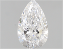 0.74 Carats, Pear D Color, IF Clarity and Certified by GIA