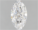 0.70 Carats, Marquise D Color, VVS1 Clarity and Certified by GIA