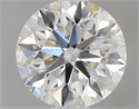 0.57 Carats, Round with Excellent Cut, F Color, VS2 Clarity and Certified by GIA