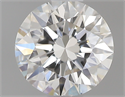 0.40 Carats, Round with Excellent Cut, F Color, VVS1 Clarity and Certified by GIA