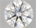 0.70 Carats, Round with Excellent Cut, F Color, VVS2 Clarity and Certified by GIA