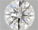 0.61 Carats, Round with Excellent Cut, G Color, VS2 Clarity and Certified by GIA