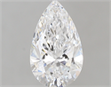 0.86 Carats, Pear D Color, IF Clarity and Certified by GIA
