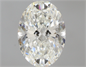 0.80 Carats, Oval H Color, VS2 Clarity and Certified by GIA
