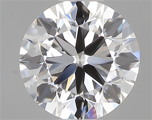 Picture of 0.50 Carats, Round with Very Good Cut, E Color, VVS2 Clarity and Certified by GIA