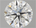 0.50 Carats, Round with Very Good Cut, H Color, IF Clarity and Certified by GIA