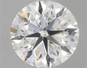 Picture of 0.50 Carats, Round with Very Good Cut, H Color, IF Clarity and Certified by GIA