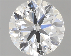 Picture of 0.40 Carats, Round with Very Good Cut, F Color, VVS1 Clarity and Certified by GIA
