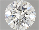 0.40 Carats, Round with Excellent Cut, H Color, VVS1 Clarity and Certified by GIA