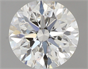 0.44 Carats, Round with Excellent Cut, H Color, IF Clarity and Certified by GIA