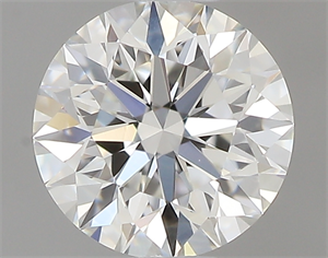 Picture of 0.44 Carats, Round with Excellent Cut, H Color, IF Clarity and Certified by GIA