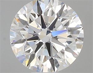 Picture of 0.50 Carats, Round with Excellent Cut, G Color, IF Clarity and Certified by GIA