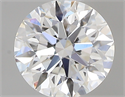 0.50 Carats, Round with Excellent Cut, E Color, VVS1 Clarity and Certified by GIA