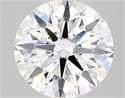 Lab Created Diamond 2.43 Carats, Round with ideal Cut, D Color, vvs2 Clarity and Certified by IGI