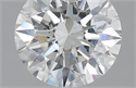 3.01 Carats, Round with Excellent Cut, H Color, SI2 Clarity and Certified by GIA