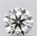 0.60 Carats, Round with Very Good Cut, I Color, VS1 Clarity and Certified by GIA