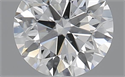 0.43 Carats, Round with Excellent Cut, G Color, SI1 Clarity and Certified by GIA