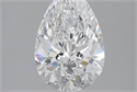 2.17 Carats, Pear D Color, VS2 Clarity and Certified by GIA