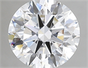 Lab Created Diamond 2.01 Carats, Round with excellent Cut, D Color, vs1 Clarity and Certified by IGI