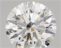 Lab Created Diamond 1.95 Carats, Round with ideal Cut, D Color, vvs2 Clarity and Certified by IGI