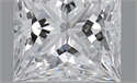 0.52 Carats, Princess D Color, VVS1 Clarity and Certified by GIA