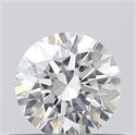 0.42 Carats, Round with Excellent Cut, G Color, VVS1 Clarity and Certified by GIA