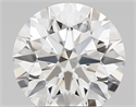 Lab Created Diamond 1.73 Carats, Round with ideal Cut, E Color, vvs2 Clarity and Certified by IGI