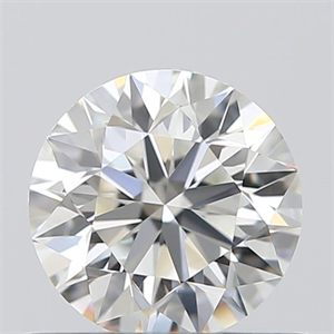Picture of 0.53 Carats, Round with Excellent Cut, I Color, VVS1 Clarity and Certified by GIA