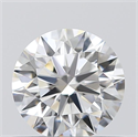0.53 Carats, Round with Excellent Cut, F Color, VVS2 Clarity and Certified by GIA
