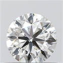 0.50 Carats, Round with Very Good Cut, H Color, SI2 Clarity and Certified by GIA